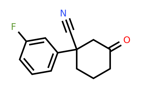 1956331-06-8 | 1-(3-Fluorophenyl)-3-oxocyclohexanecarbonitrile