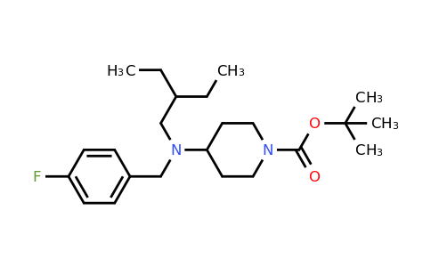 1956331-51-3 | tert-Butyl 4-((2-ethylbutyl)(4-fluorobenzyl)amino)piperidine-1-carboxylate