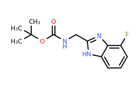 1956332-25-4 | tert-Butyl ((4-fluoro-1H-benzo[d]imidazol-2-yl)methyl)carbamate