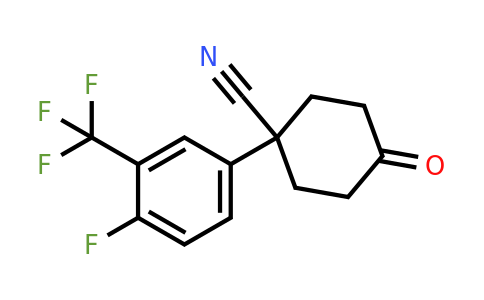 1956334-20-5 | 1-(4-Fluoro-3-(trifluoromethyl)phenyl)-4-oxocyclohexanecarbonitrile
