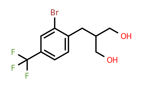 1956334-54-5 | 2-(2-Bromo-4-(trifluoromethyl)benzyl)propane-1,3-diol
