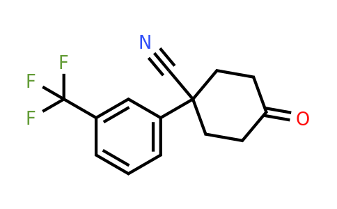1956334-70-5 | 4-Oxo-1-(3-(trifluoromethyl)phenyl)cyclohexanecarbonitrile