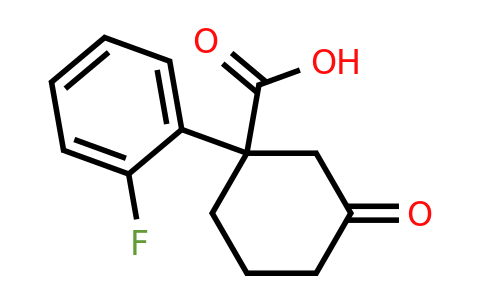 1956370-66-3 | 1-(2-Fluorophenyl)-3-oxocyclohexanecarboxylic acid