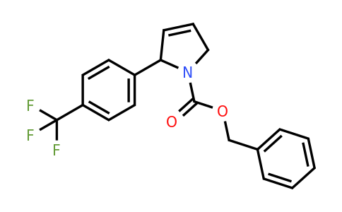 1956381-99-9 | Benzyl 2-(4-(trifluoromethyl)phenyl)-2,5-dihydro-1H-pyrrole-1-carboxylate