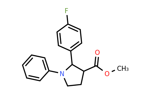 1956383-23-5 | Methyl 2-(4-fluorophenyl)-1-phenylpyrrolidine-3-carboxylate