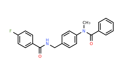 1956389-97-1 | N-(4-((4-Fluorobenzamido)methyl)phenyl)-N-methylbenzamide
