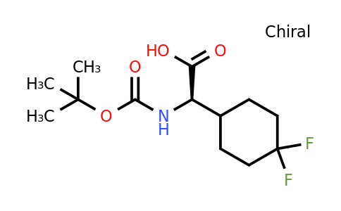 1956437-69-6 | (R)-2-((tert-Butoxycarbonyl)amino)-2-(4,4-difluorocyclohexyl)acetic acid