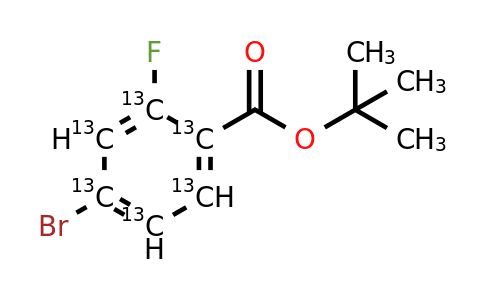 1958100-37-2 | TERT-BUTYL 4-BROMO-2-FLUOROBENZOATE-1,2,3,4,5,6-13C6
