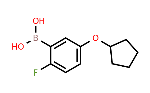 1960405-25-7 | (5-(Cyclopentyloxy)-2-fluorophenyl)boronic acid