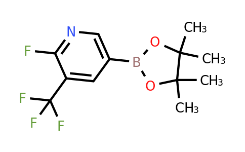1971914-58-5 | 2-Fluoro-5-(4,4,5,5-tetramethyl-1,3,2-dioxaborolan-2-yl)-3-(trifluoromethyl)pyridine