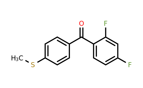 197439-17-1 | (2,4-Difluorophenyl)(4-(methylthio)phenyl)methanone