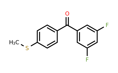 197439-19-3 | 3,5-Difluoro-4'-(methylthio)benzophenone