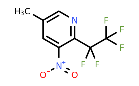 5-Methyl-3-nitro-2-(pentafluoroethyl)pyridine