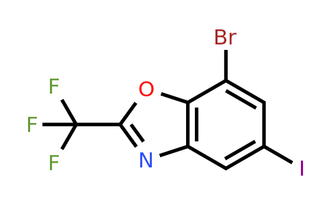 1980075-28-2 | 7-Bromo-5-iodo-2-(trifluoromethyl)-1,3-benzoxazole