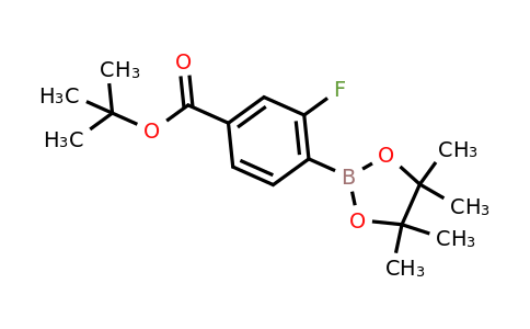 1980783-92-3 | 3-Fluoro-4-(4,4,5,5-tetramethyl-[1,3,2]dioxaborolan-2-yl)-benzoic acid tert-butyl ester