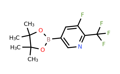 1984826-57-4 | 3-Fluoro-5-(tetramethyl-1,3,2-dioxaborolan-2-yl)-2-(trifluoromethyl)pyridine