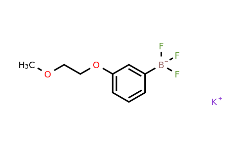 1985700-28-4 | Potassium trifluoro[3-(2-methoxyethoxy)phenyl]boranuide