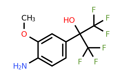 1992-01-4 | 2-(4-Amino-3-methoxyphenyl)-1,1,1,3,3,3-hexafluoropropan-2-ol