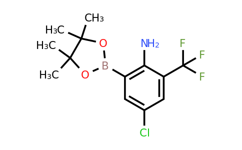 1995072-92-8 | 4-CHloro-2-(tetramethyl-1,3,2-dioxaborolan-2-yl)-6-(trifluoromethyl)aniline