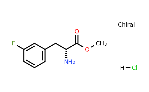 201479-09-6 | (R)-Methyl 2-amino-3-(3-fluorophenyl)propanoate hydrochloride