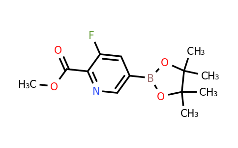 2043770-91-6 | Methyl 3-fluoro-5-(tetramethyl-1,3,2-dioxaborolan-2-yl)pyridine-2-carboxylate