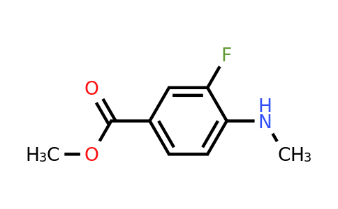 204973-54-6 | Methyl 3-fluoro-4-(methylamino)benzoate