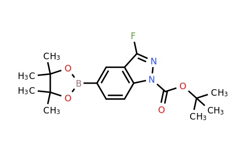 2051437-95-5 | tert-Butyl 3-fluoro-5-(4,4,5,5-tetramethyl-1,3,2-dioxaborolan-2-yl)-1H-indazole-1-carboxylate