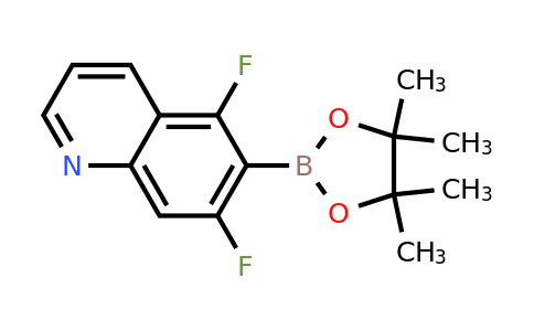 2052166-01-3 | 5,7-Difluoro-6-(4,4,5,5-tetramethyl-1,3,2-dioxaborolan-2-yl)quinoline