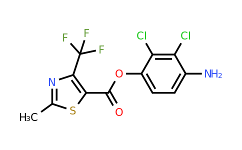 205867-66-9 | 4-Amino-2,3-dichlorophenyl 2-methyl-4-(trifluoromethyl)thiazole-5-carboxylate