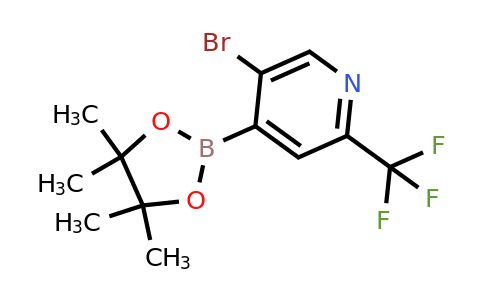 2064225-89-2 | 5-Bromo-4-(4,4,5,5-tetramethyl-1,3,2-dioxaborolan-2-yl)-2-(trifluoromethyl)pyridine