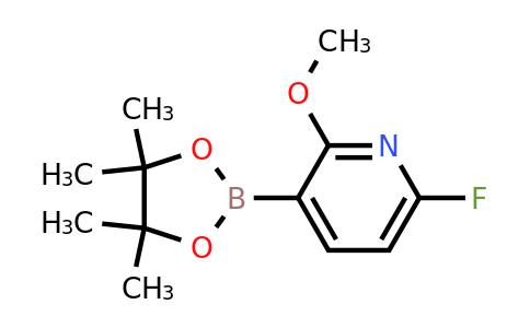 2085307-49-7 | 6-Fluoro-2-methoxy-3-(4,4,5,5-tetramethyl-1,3,2-dioxaborolan-2-yl)pyridine