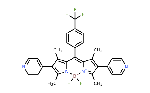 2089242-29-3 | 5,5-Difluoro-1,3,7,9-tetramethyl-2,8-di(pyridin-4-yl)-10-(4-(trifluoromethyl)phenyl)-5H-4l4,5l4-dipyrrolo[1,2-c:2',1'-f][1,3,2]diazaborinine