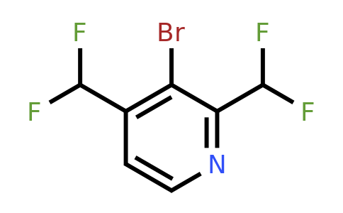 3-Bromo-2,4-bis(difluoromethyl)pyridine