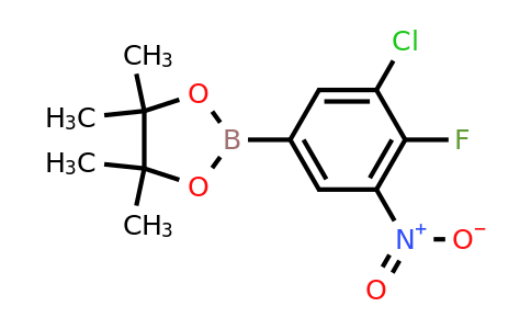 2092557-58-7 | 2-(3-Chloro-4-fluoro-5-nitrophenyl)-4,4,5,5-tetramethyl-1,3,2-dioxaborolane