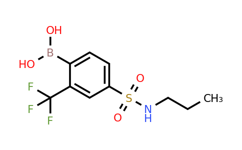 2096329-81-4 | (4-(N-Propylsulfamoyl)-2-(trifluoromethyl)phenyl)boronic acid