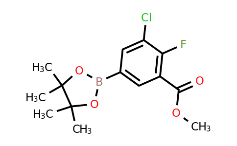 2096329-94-9 | Methyl 3-chloro-2-fluoro-5-(4,4,5,5-tetramethyl-1,3,2-dioxaborolan-2-yl)benzoate