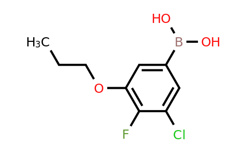 2096331-01-8 | (3-Chloro-4-fluoro-5-propoxyphenyl)boronic acid