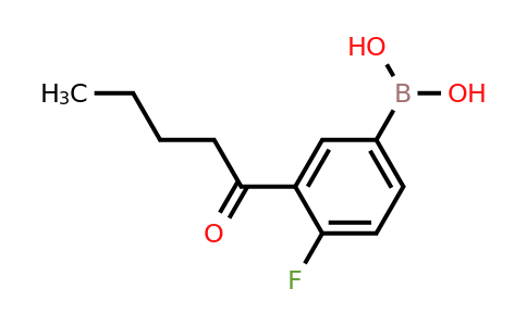 2096331-08-5 | (4-Fluoro-3-pentanoylphenyl)boronic acid