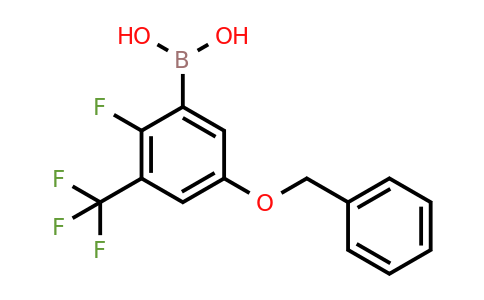 2096331-25-6 | (5-(Benzyloxy)-2-fluoro-3-(trifluoromethyl)phenyl)boronic acid