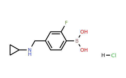2096331-62-1 | 4-(Cyclopropylamino)methyl-2-fluorophenylboronic acid, HCl