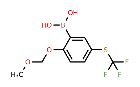 2096331-78-9 | (2-(Methoxymethoxy)-5-((trifluoromethyl)thio)phenyl)boronic acid