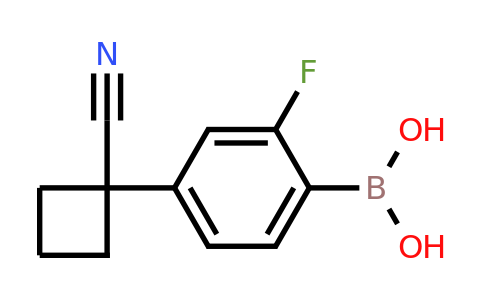 2096331-98-3 | (4-(1-Cyanocyclobutyl)-2-fluorophenyl)boronic acid