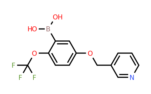 2096332-03-3 | [5-(PYridin-3-ylmethoxy)-2-(trifluoromethoxy)phenyl]boronic acid