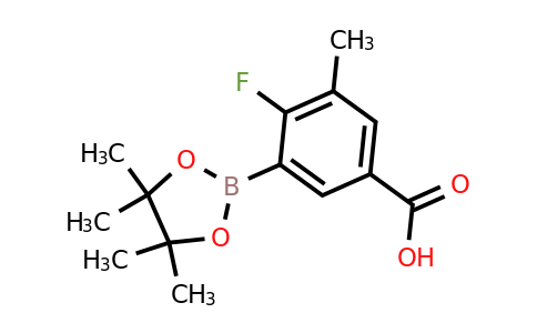2096332-06-6 | 5-Carboxy-2-fluoro-3-methylphenylboronic acid, pinacol ester