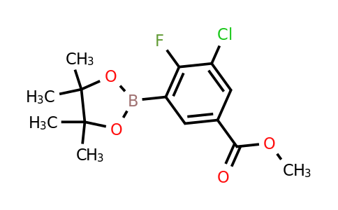 2096332-12-4 | Methyl 3-chloro-4-fluoro-5-(4,4,5,5-tetramethyl-1,3,2-dioxaborolan-2-yl)benzoate