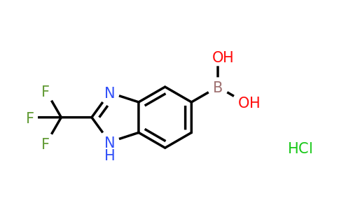 2096332-98-6 | 2-(TRifluoromethyl)-1h-benzimidazole-5-boronic acid, HCl salt