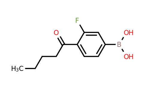 2096333-01-4 | (3-Fluoro-4-pentanoylphenyl)boronic acid
