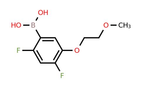 2096333-23-0 | (2,4-Difluoro-5-(2-methoxyethoxy)phenyl)boronic acid