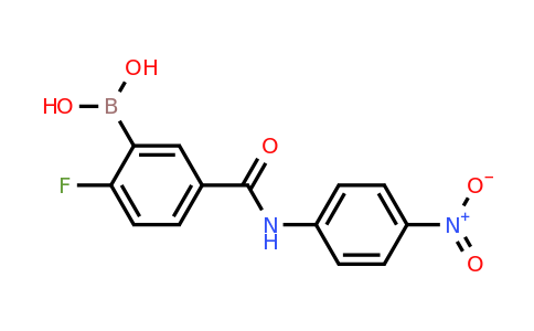 2096333-41-2 | (2-Fluoro-5-((4-nitrophenyl)carbamoyl)phenyl)boronic acid