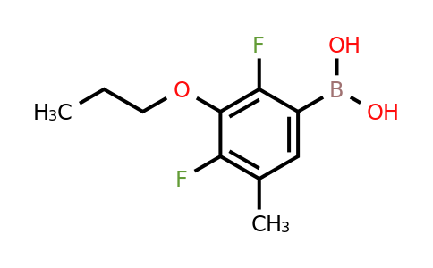 2096333-61-6 | (2,4-Difluoro-5-methyl-3-propoxyphenyl)boronic acid
